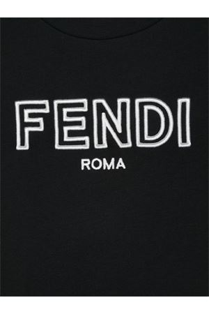 Logo-Embroidered T-Shirt FENDI KIDS | JUI1597AJF0RWK